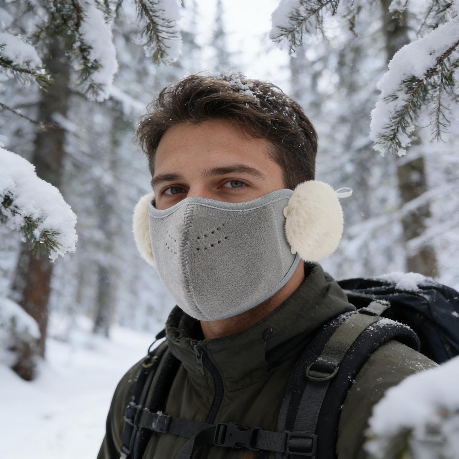 Winter Cycling Commute - Покрытие для лица от пыли, термотолстый