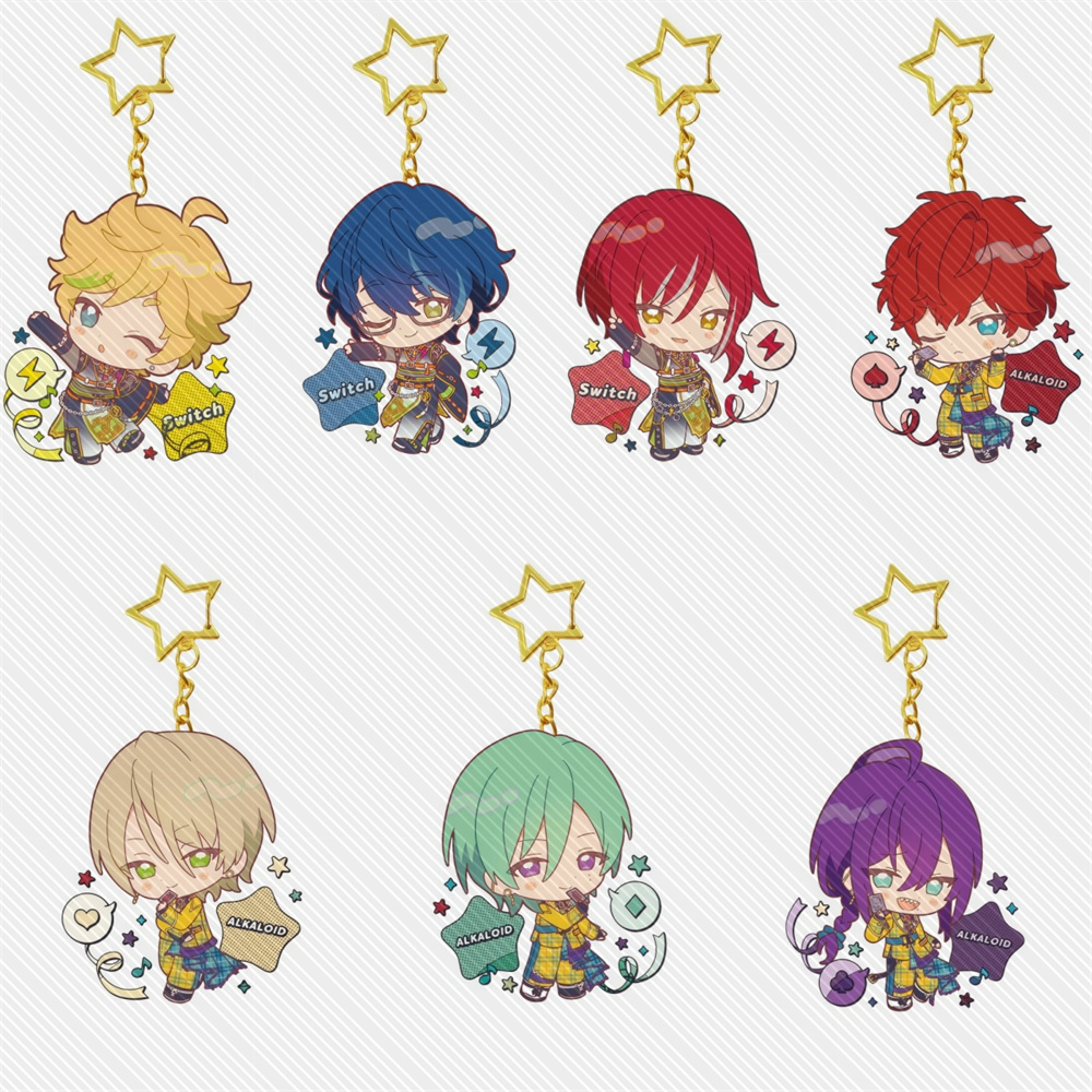 Chain Lock Combination - 6CM Game Ensemble Stars!! Акриловая подставка-брелок: