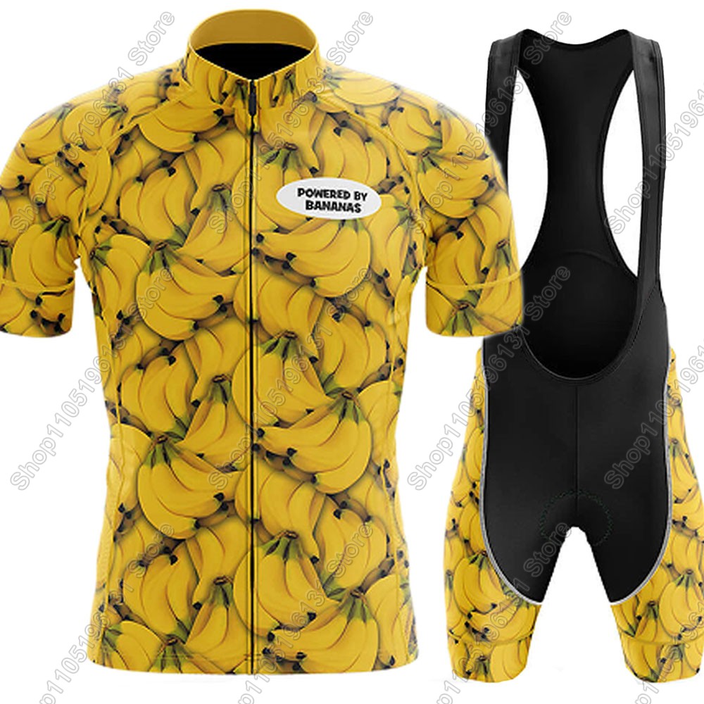 Cycling Commute Shorts - Powerouge-By-Bananas 2026, комплект велосипедного трикотажа, летняя