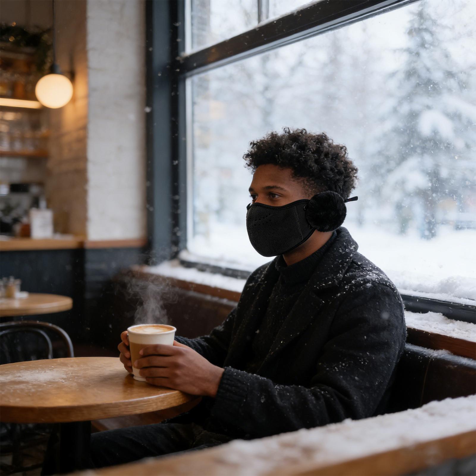 Winter Cycling Commute - Крышка для рта, ветрозащитный толстый щиток