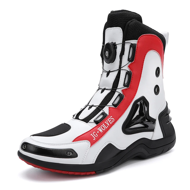 Мотоциклетные ботинки JG.WOLVE – обзор и цена Cycling Commute Shoes