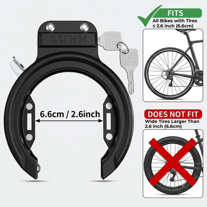 Уличный велосипедный замок-под – обзор и цена U Lock Heavy Duty