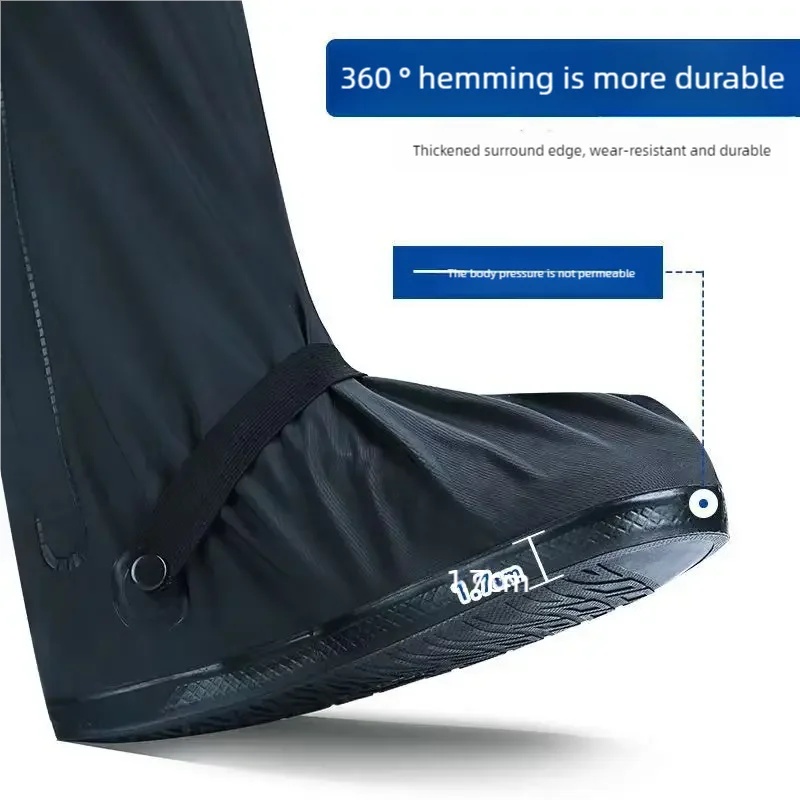 Светоотражающие высокие чехлы  – обзор и цена Cycling Commute Shoes